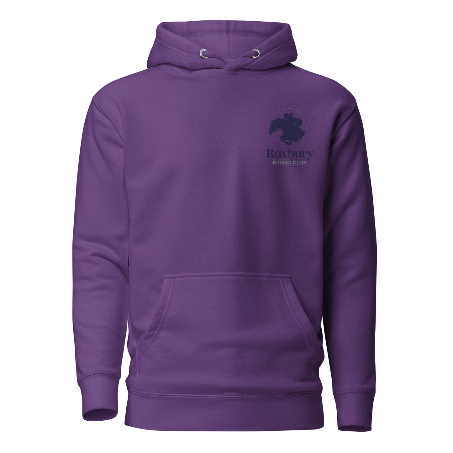 Roxbury Riding Club Purple Unisex Hoodie