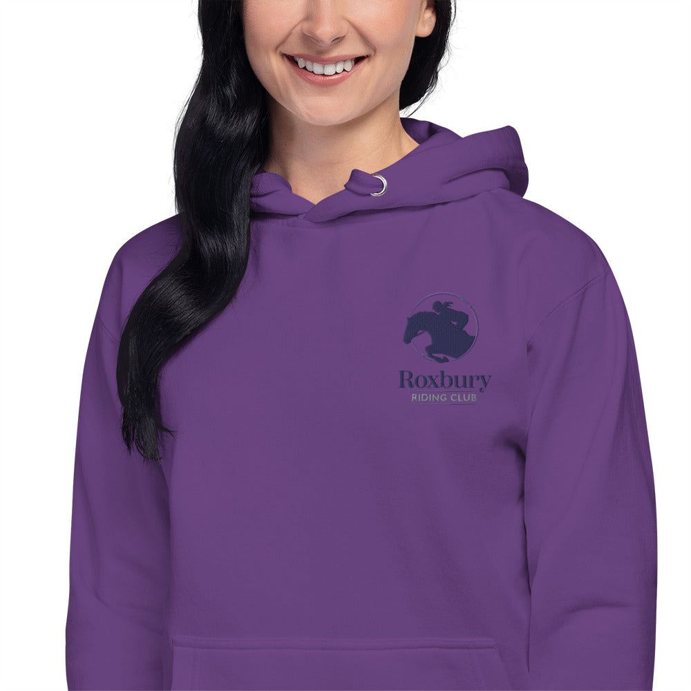 Roxbury Riding Club Purple Unisex Hoodie