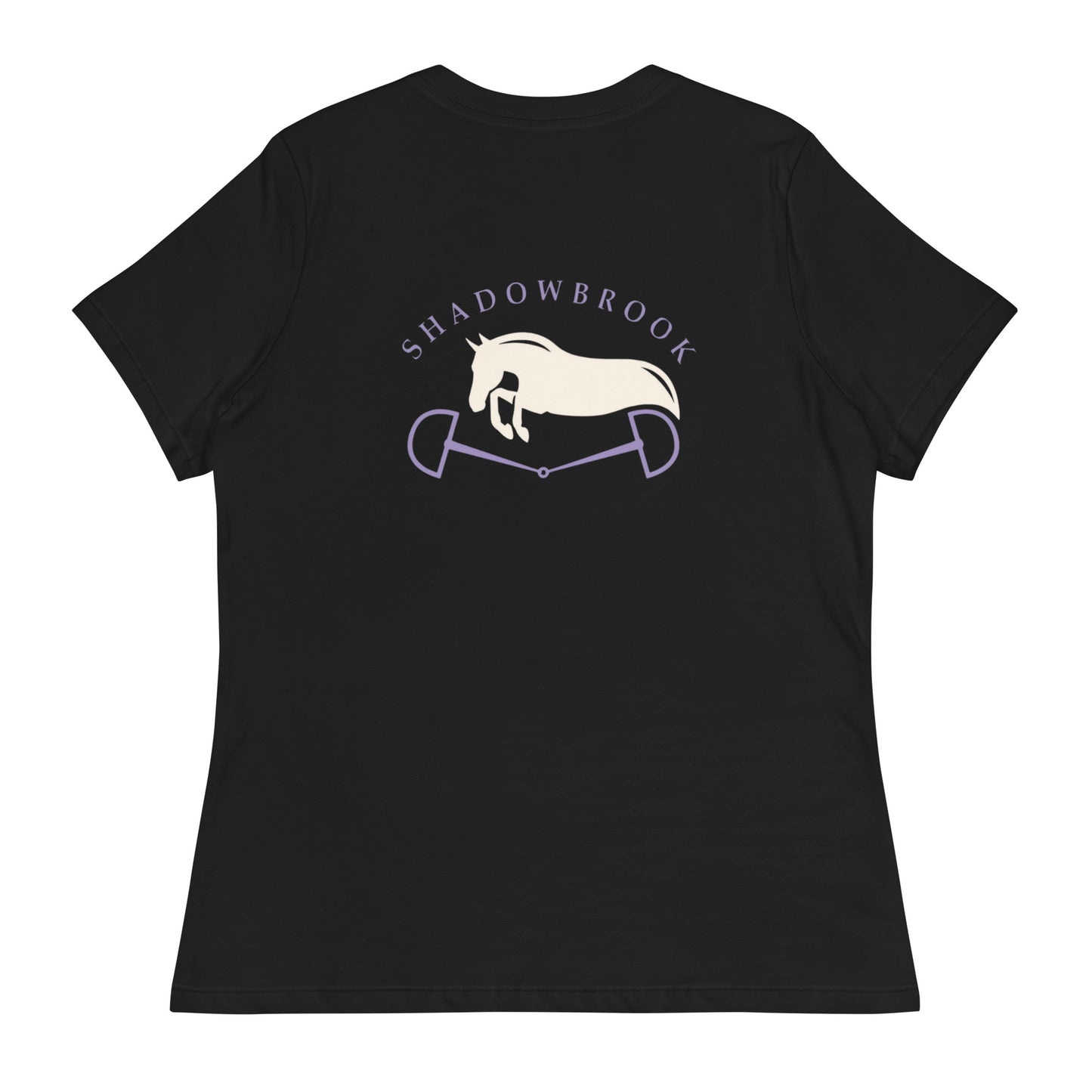 Shadowbrook Stables Black T-Shirt - Large Logo Back