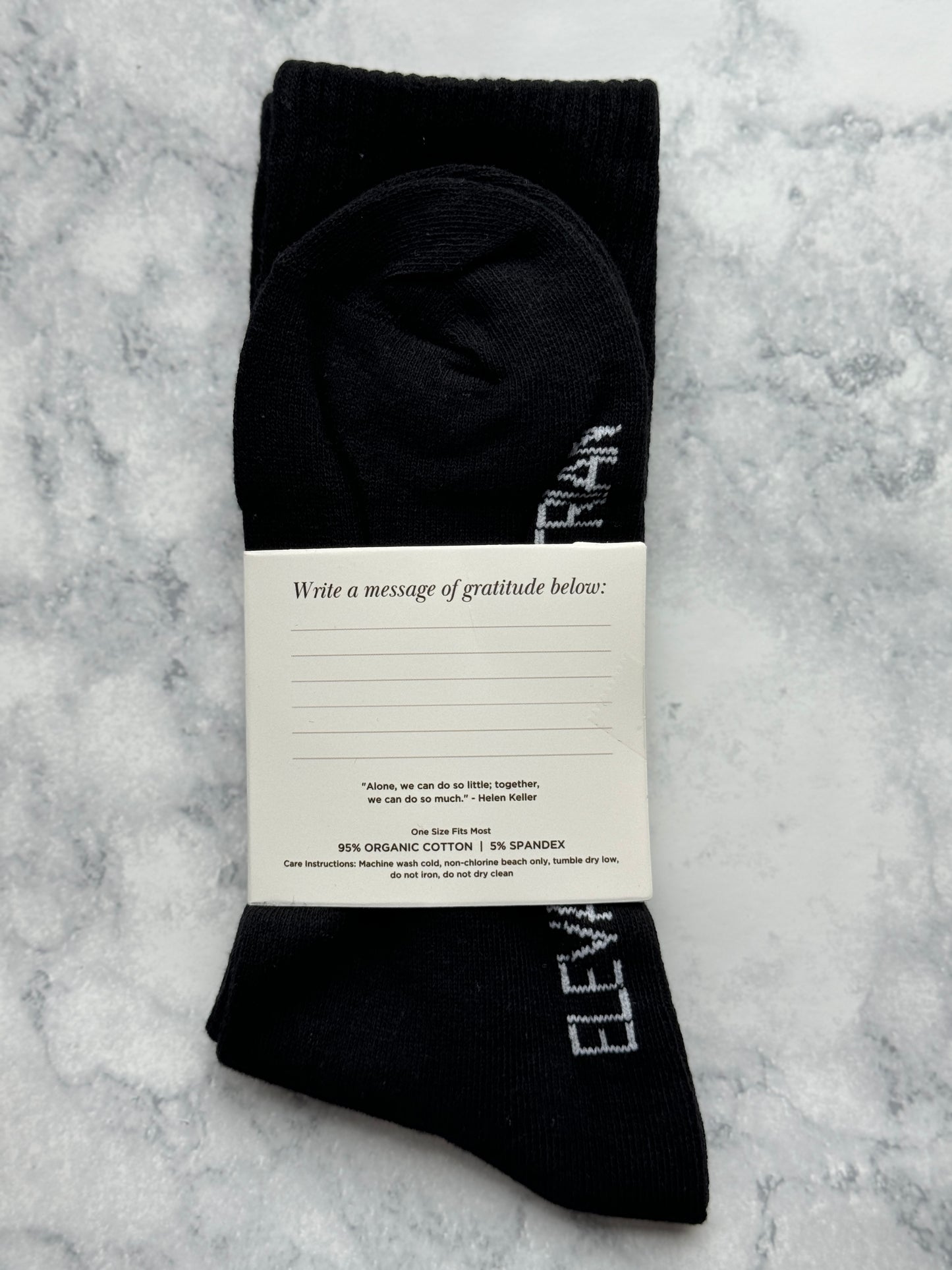 Black Equestrian Crew Socks