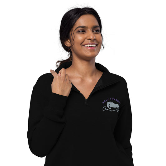 Shadowbrook Stables Black Unisex fleece pullover