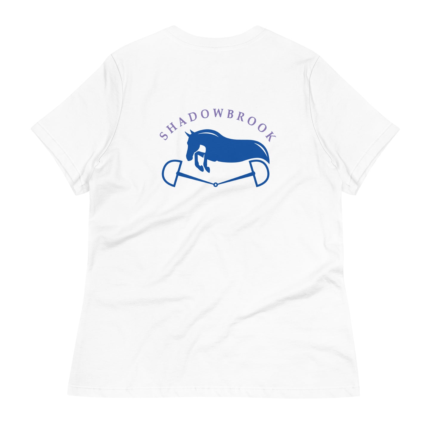 Shadowbrook Stables White T-Shirt - Large Logo Back